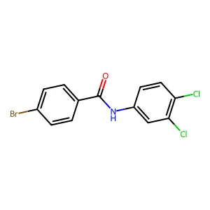 4-bromo-N-(3,4-dichlorophenyl)benzamide structure