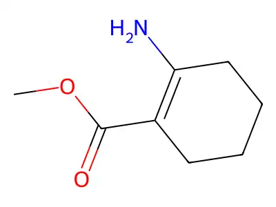 methyl 2-AMINO-1-CYCLOHEXENE-1-CARBOXYLATE structure