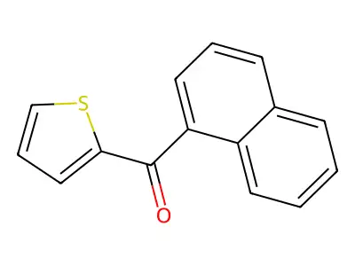 (Naphthalen-1-yl)(thiophen-2-yl)methanone structure
