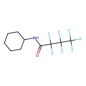 N-Cyclohexyl-2,2,3,3,4,4,4-heptafluorobutanamide structure