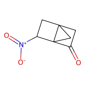 Tricyclo[2.2.1.0(1,4)]heptan-2-one, 6-nitro- structure