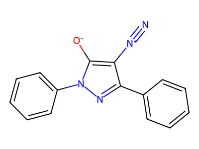 4-Diazo-2,4-dihydro-2,5-diphenyl-3H-pyrazol-3-one structure