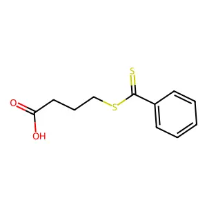 4-[(苯硫代羰基)硫代]丁酸 structure