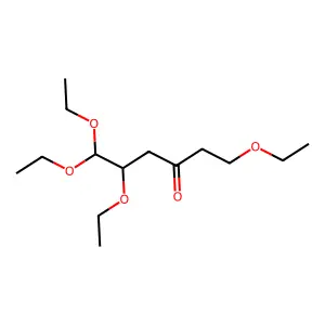 1,5,6,6-Tetraethoxy-3-hexanone structure