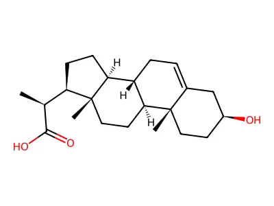 Hydroxybisnorcholenic acid structure