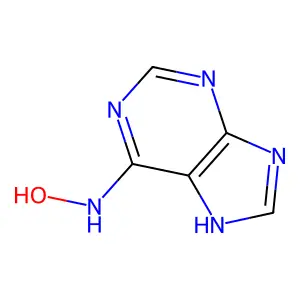 6-Hydroxyaminopurine structure