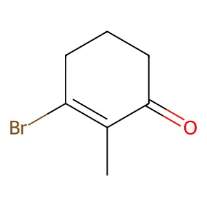 2-Cyclohexen-1-one, 3-bromo-2-methyl- structure