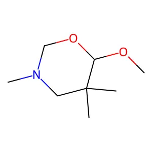 6-Methoxy-3,5,5-trimethyl-1,3-oxazinane structure