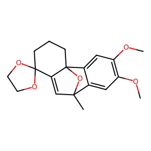 dimethoxy(methyl)spiro[1,3-dioxolane-2,[?]-[?]] structure