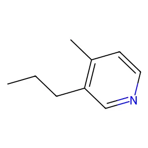 Pyridine, 4-methyl-3-propyl structure