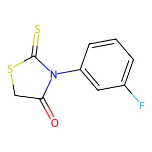 3-(3-Fluorophenyl)-2-thioxo-1,3-thiazolidin-4-one structure