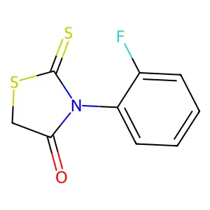 3-(2-Fluorophenyl)-2-thioxo-1,3-thiazolidin-4-one structure