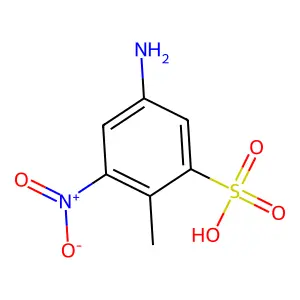5-氨基-2-甲基-3-硝基苯磺酸 structure