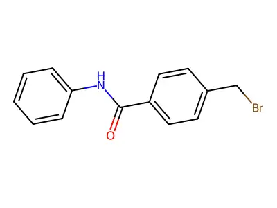 4-(bromomethyl)-N-phenylbenzamide structure