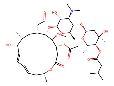 交沙霉素 structure