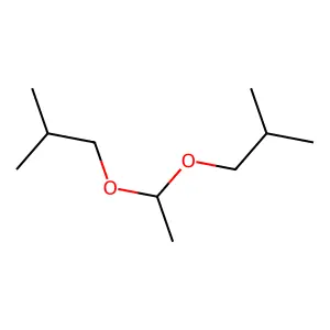 Acetaldehyde di-isobutylacetal structure