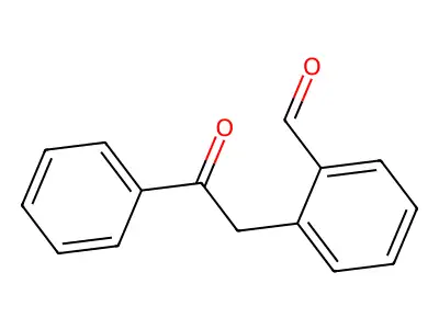 Benzenepropanal, beta-oxo-alpha-phenyl- structure