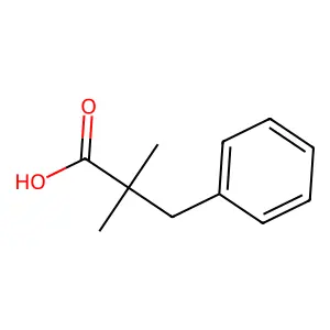 2,2-Dimethyl-3-phenylpropanoic acid structure