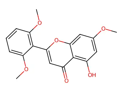 5-Hydroxy-7,2',6'-trimethoxyflavone structure