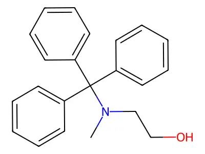 2-[Methyl(trityl)amino]ethanol structure