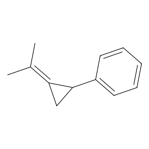 2-Phenyl-3,3-dimethylmethylenecyclopropane structure