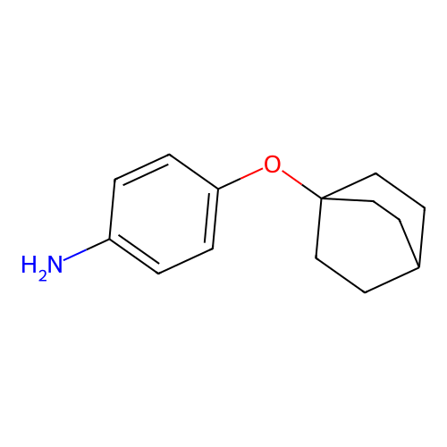 Bicyclo(2,2,2)octyloxyaniline structure