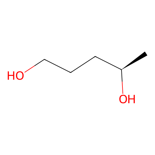 1,4-Pentanediol, (R)- structure