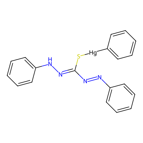 Phenylmercury structure