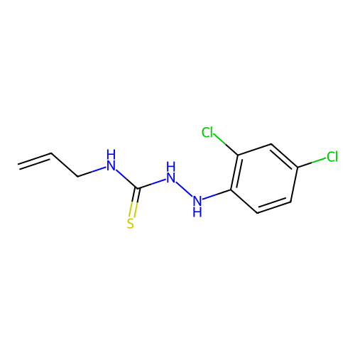 2-(2,4-Dichlorophenyl)-N-2-propen-1-ylhydrazinecarbothioamide structure