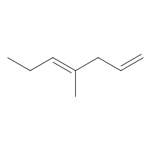 1,4-Heptadiene, 4-methyl- structure