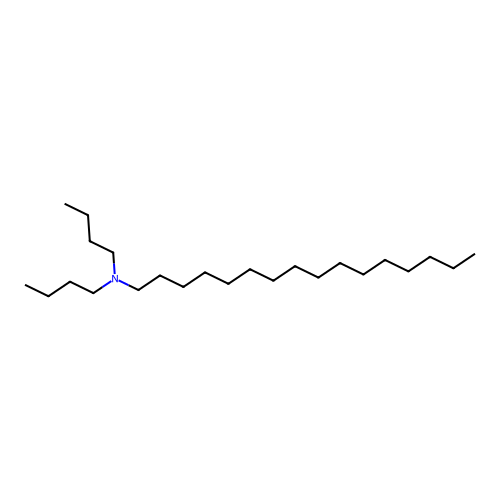 Dibutylhexadecylamine structure
