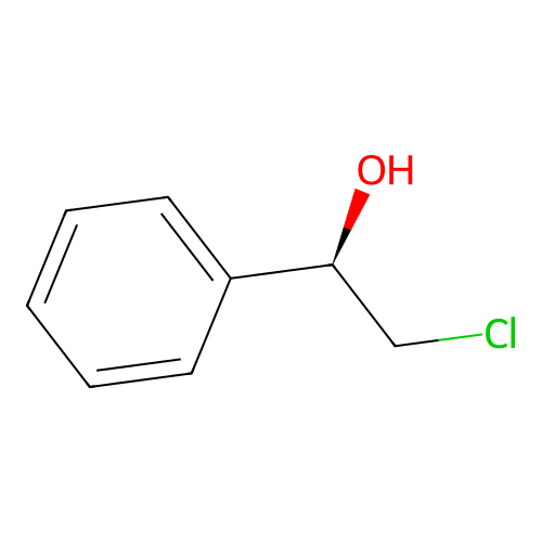 2-Chloro-1-phenylethanol, (-)- structure