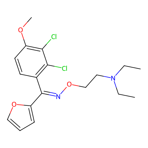 Diclofurime structure