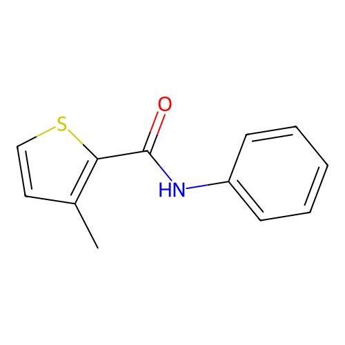 3-Methylthiophene-2-carboxanilide structure