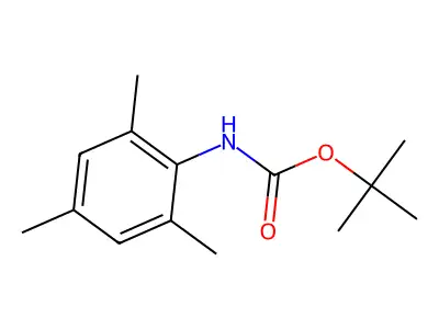 Boc-2,4,6-trimethylaniline structure