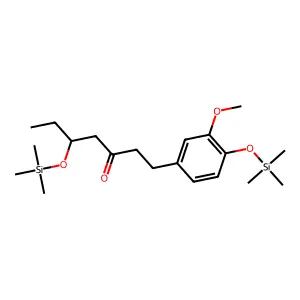 1-[3-methoxy-4-[oxy]phenyl]-5-[oxy]-3-heptanone structure