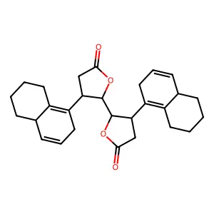 [2,2'-Bifuran]-5,5'(2H,2'H)-dione, tetrahydro-3,3'-bis(2,4a,5,6,7,8-hexahydro-1-naphthalenyl)- structure