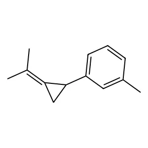 1-Methyl-3-[2-(1-methylethylidene)cyclopropyl]benzene structure