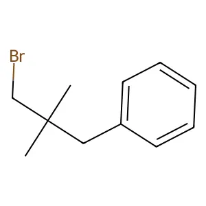 (3-Bromo-2,2-dimethylpropyl)benzene structure