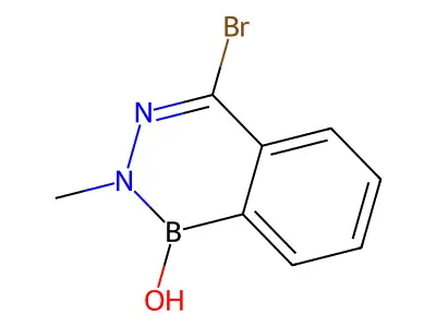 4-bromo-2-methyl-2,3,1-benzodiazaborinin-1(2H)-ol structure