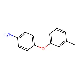 Benzenamine, 4-(3-methylphenoxy)- structure