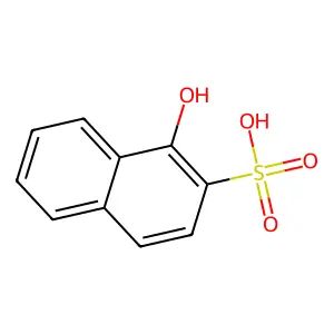 1-Hydroxy-2-naphthalenesulfonic acid structure