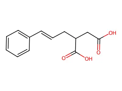 2-Cinnamylsuccinic acid structure
