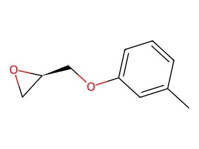(2R)-2-[(3-methylphenoxy)methyl]oxirane structure