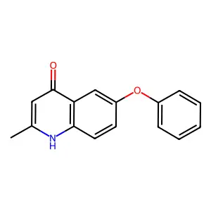 2-Methyl-6-phenoxyquinolin-4-ol structure