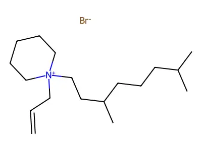 溴化哌罗克唐 structure