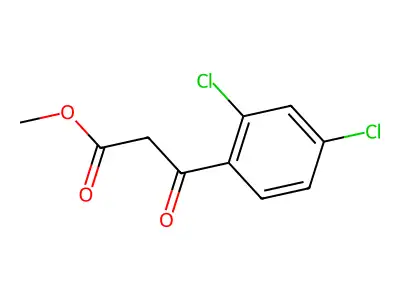 Methyl 3-(2,4-dichlorophenyl)-3-oxopropanoate structure