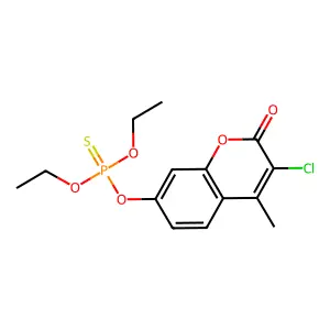 蝇毒磷 structure
