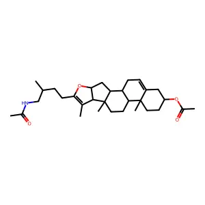 Pseduotomatidin-5,20-dien diacetate structure