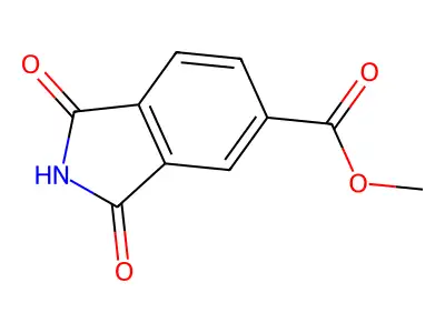 Methyl 1,3-dioxoisoindoline-5-carboxylate structure